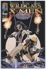 WILDCATS X-MEN MODERN AGE #1 Nov 1997 NM+ 9.6 W IMAGE MARVEL ADAM HUGHES B/O