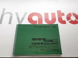 Betriebsanleitung & Serviceheft Pflegepaß Porsche 911 SC & 911 930 turbo 1981/82 - Picture 1 of 12