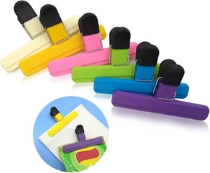 Big Plastic Food Bag Clips, Snack Clips for Bags Reusable Kitchen Home Usage - Picture 1 of 37