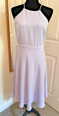 J Crew dress size 8 lavender purple flowy silver label spaghetti straps fairy - Image 1 of 4