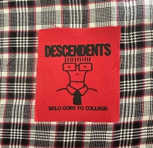 Descendents: Milo Goes.. DIY Patch- Punk Black Flag Leftover Crack Germs - Picture 1 of 1