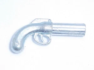 Vintage Cluedo Clue Revolver Game Piece Metal - Picture 1 of 2