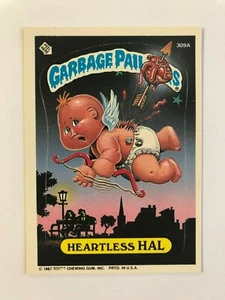 Topps 1987 Garbage Pail Kids Trading Card # 309a Heartless Hal - Picture 1 of 2
