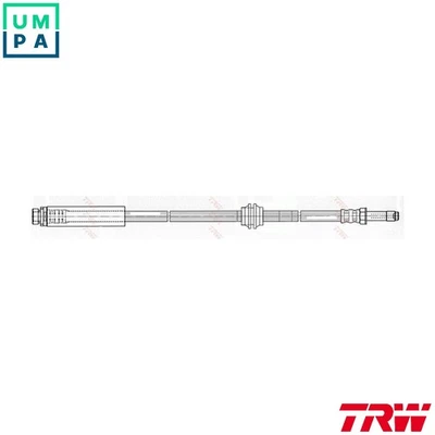 BRAKE HOSE PHB509 FOR FORD FOCUS/C-MAX/II QQDC/Q7DA/QQDA/QQDB 1.8L HHDB 1.6L - Image 1 of 4