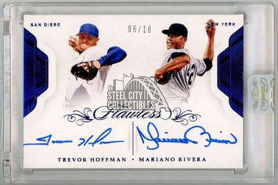 M. Rivera & T. Hoffman 2020 Panini Flawless Sapphire двойная автоматическая карта #DS-HR 06/10 - Изображение 1 из 2