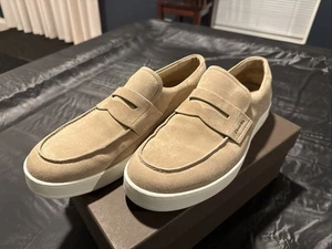 Mocassino uomo Church’s Nailsea scamosciato Penny Desert taglia 44 11,5 $995 - Foto 1 di 10