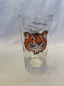 Vintage New! Esso Exxon GLASS Put a Tiger in Your Tank In Foreign Languages - Picture 1 of 3