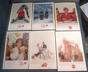 24 Coca Cola magazine advertising ads 1950-1965 - Picture 1 of 4