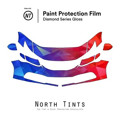 Película de protección de pintura precortada sujetador transparente PPF para Honda Civic Sedán 2012-2015 kit Foto 1 de 4