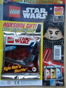 MINT UK EDITION 31 LEGO STAR WARS MAGAZINE #31 + LEGO SET GIOCATTOLO REGALO KYLO RENS SPEDIZIONE - Foto 1 di 4