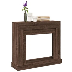 Kaminumrandung Braun Eichen-Optik 100x30x87,5 cm Holzwerkstoff - Bild 1 von 10