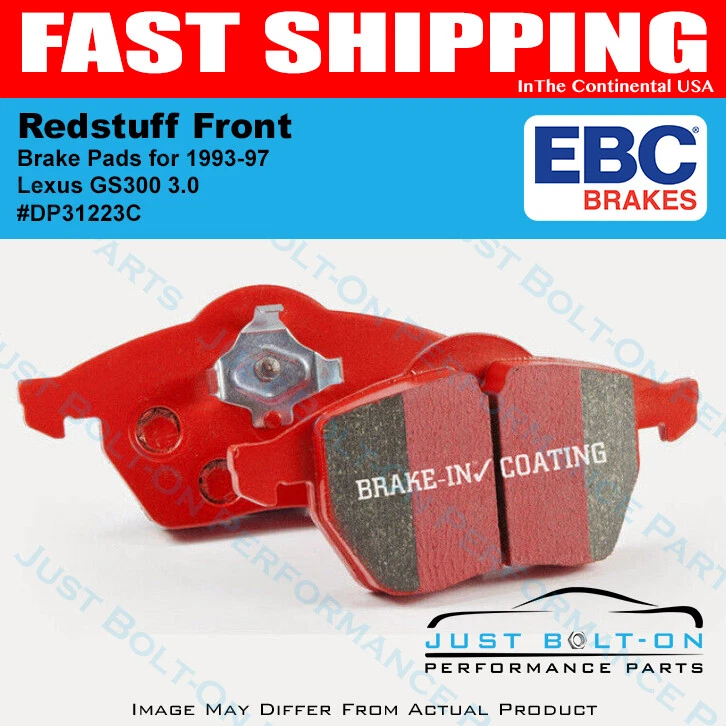 EBC Redstuff Front Brake Pads for 1993-97 Lexus GS300 3.0 - Image 1 of 1