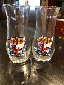 Red Lobster Hurricane Glasses Set of 2 - Picture 1 of 2