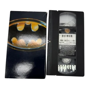Batman The Movie VHS 1989 Michael Keaton Jack Nicholson Vintage Warner - Picture 1 of 7