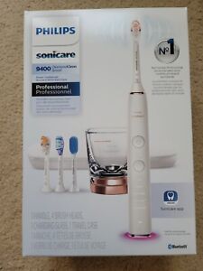 PHILIPS SONICARE SMART DIAMONDCLEAN ROSE GOLD TOOTHBRUSH 9400 FACTORY SEALED!