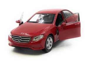 Mercedes E Klasse E400 Modellauto Auto Maßstab 1:34-39 Limousine Rot - Bild 1 von 3
