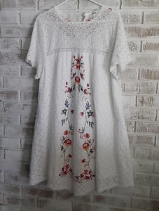 A Beautiful Soul/Arula Lace & Embroidered Floral Dress sz 42 - Picture 1 of 14