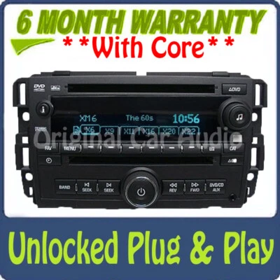 UNLOCKED CHEVY Suburban Silverado Tahoe Avalanche Factory Radio CD DVD Player Foto 1 de 4