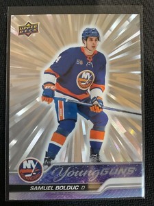 Samuel Bolduc 2023-24 Upper Deck Outburst Silver Young Guns RC Card #209  *