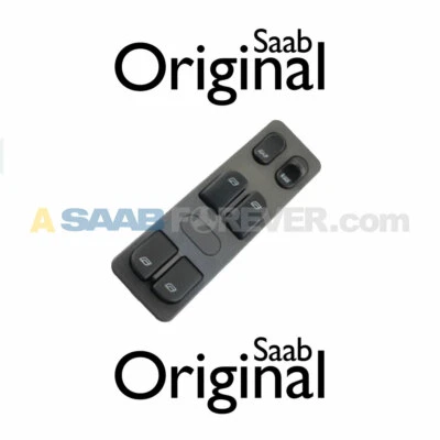 NEW SAAB 9-3 Convertible Center Console Window Switch pack 1999-2003 OEM 4814398 - Image 1 of 2