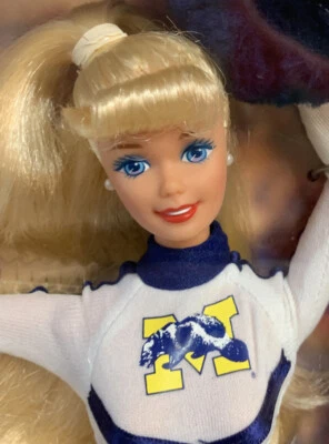 1996 Special Edition University Barbie Doll, Michigan, NRFB, 17398 - Image 1 of 3