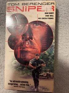 Sniper VHS 1993 Classic War Action Tom Berenger A1 - Foto 1 di 2