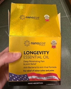 Longevity essential oil Dầu vàng Pain & Joint Relief 21ml 0.71 fl oz (Pack of 6) - Picture 1 of 2