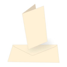 Couture Creations Card Envelope Pack - Cream Tall 240 gsm 210x100mm 50/PK