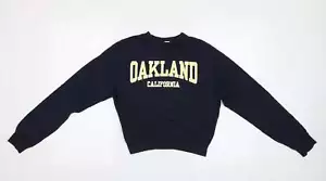 H&M Womens Blue Cotton Blend Sweatshirt Size XS - Oakland California - Picture 1 of 12