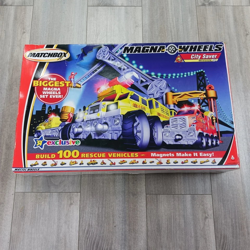 Matchbox Magna Wheels City Saver Mission Toys R Us Exclusivo 2003 NUEVO SELLADO Foto 1 de 4