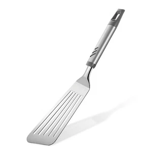 Fish Spatula, Stainless Steel Fish Turner Slotted Metal Spatula for Kitchen U... - Picture 1 of 7