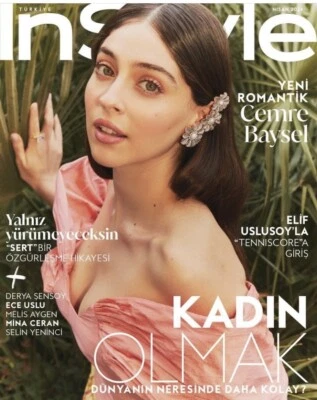 inStyle Turkey April 2024 Cemre Baysel cover / Worldwide Fast Shipping - Image 1 of 4