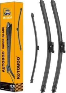 Audi Q5 2018-2023 Windshield Wiper Blades 3-Pack 24"+20"+15" - Picture 1 of 6