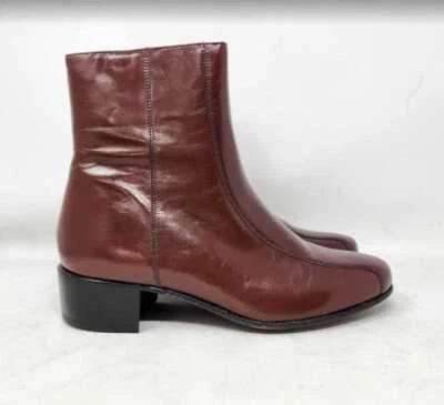 Men's 10 EEE Florsheim Duke dress boots in Antique gold Cavallo 10 3E Extra Wide - Image 1 of 4