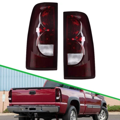Tail Lights Pair for 1999-2006 Chevy Silverado 1500 2500 3500 99-03 GMC Sierra - Image 1 of 4