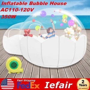 Aufblasbares Bubble House Klar Zelt Ballons Camping Sternenbeobachtung Zelt kältefest - Bild 1 von 15