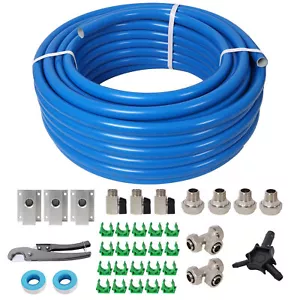 3/4 Zoll Schlauch Industrie Druckluft Rohrleitungssystem, 100 Fuß Länge - Bild 1 von 27