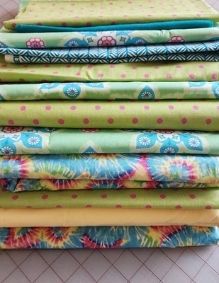 Quilting fabric lot, Kids Quilt, Baby Quilt Fabrics, Crazy Quilt, Quilt Stash - Image 1 of 4