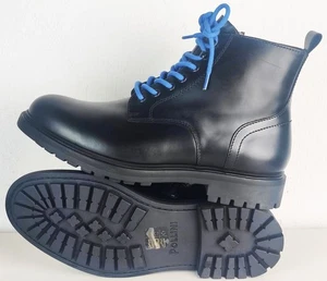 Stivaletti da uomo Pollini stivali di design stivaletti con lacci scarpe taglia 46 nuovi - Foto 1 di 16