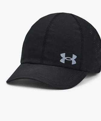 安德玛女式 Iso-chill Launch Run 可调帽子均码黑色 — 第 1/4 张图片