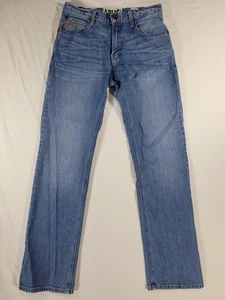 Ariat M2 Relaxed Boot Cut Jeans Men’s 30x34 Blue Denim Loop Lock - Picture 1 of 12