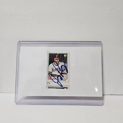 JERRY REMY SIGNED 3X5 INDEX CARD MLB BOSTON RED SOX CALIFORNIA ANGELS AUTOGRAPH - Image 1 of 4