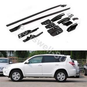 2Pcs Roof Rail Roof Rack Side Rail Bars Aluminum Fits for RAV4 2009-2012 - Picture 1 of 9