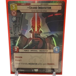 Grand Inquisitor Star Wars Unlimited LOF Hyperspace Foil 872/264 NM - Bild 1 von 2