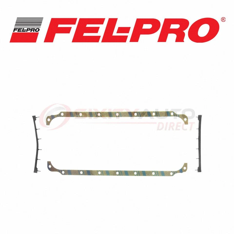 Fel-Pro Oil Pan Gasket Set for 1964-1969 Plymouth Barracuda 4.5L 5.2L 5.6L aw Foto 1 de 4