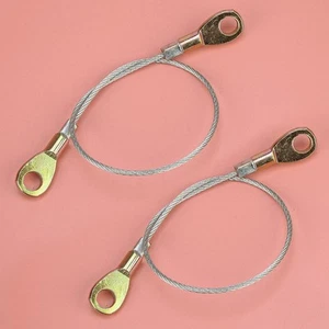 2x Tailgate Cables Hook Fit For Kawasaki Mule 600 610 4X4 610 4x4 XC New - Picture 1 of 5