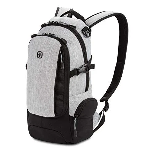 SWISSGEAR 3598 BACKPACK NARROW, 18-INCH -LIGHT GRAY HEATHER - Image 1 of 4
