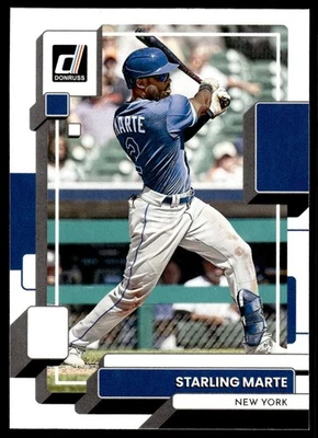 2022 Donruss Starling Marte New York Mets #206 - Image 1 of 2