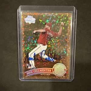 Signed JOSH COLLMENTER 2011 Topps Update COGNAC Diamond Auto ROOKIE RC #US103 - Picture 1 of 2