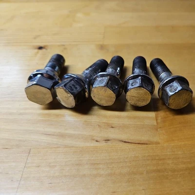 Volvo XC70 XC90 XC60 S80 S60 V60 V70 Wheel Lug Bolt 5 Pack Used OEM 31362432 - Image 1 of 3